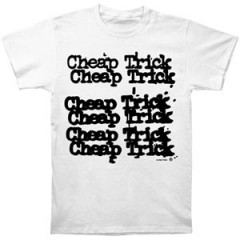 Cheap Trick T-shirt til børn | Stacked Logo White