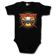 Megadeth Baby Romper Skull & Bullets