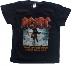 AC/DC T-shirt til børn | Blow Up Your Video