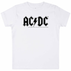 ACDC Baby/Børne T-shirt Hvid - (Logo)