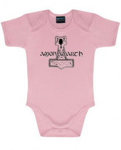 Amon Amarth Logo Pink-body til babyer