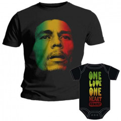 Duo-rocksæt | Bob Marley Far T-shirt & Bob Marley-babybody