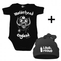 Gavesæt Motörhead-body & Loud & Proud Kasket