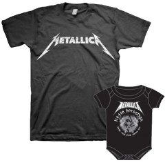Duo-rocksæt | Metallica Far T-shirt & Metallica-babybody