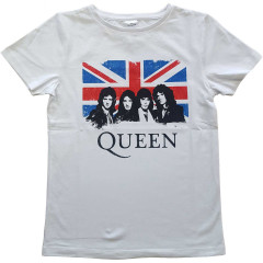 Queen Kinder T-shirt - (England Flag) White