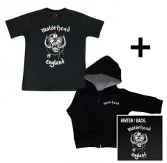 Gavesæt Motörhead Baby-hættetrøje med lynlås & Motörhead T-shirt til baby