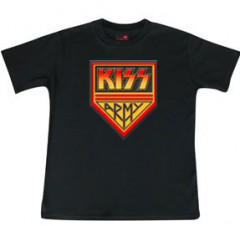 Kiss T-shirt til baby | Army