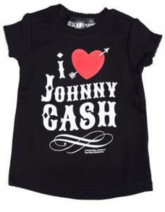 Johnny Cash T-shirt til børn | I Heart