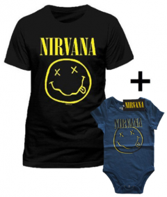 Duo-rocksæt | Nirvana Far T-shirt & Nirvana-babybody