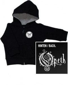 Opeth Baby-hættetrøje med lynlås (Print on Demand)