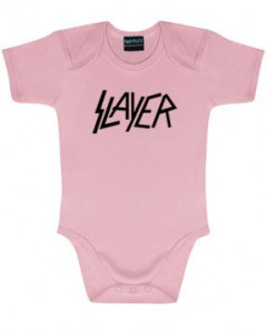Slayer Logo Pink-babybody | Slayer-babytøj