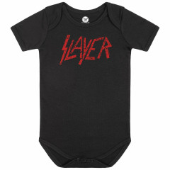 Slayer Baby Bodysuit Black - (Logo Red) 