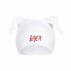 Slayer Baby cap White - (Logo red) Onesize