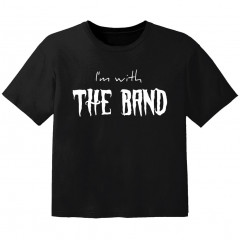 Rock T-shirt til børn I'm with the band