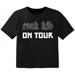 Rock T-shirt til børn Rock kid on tour