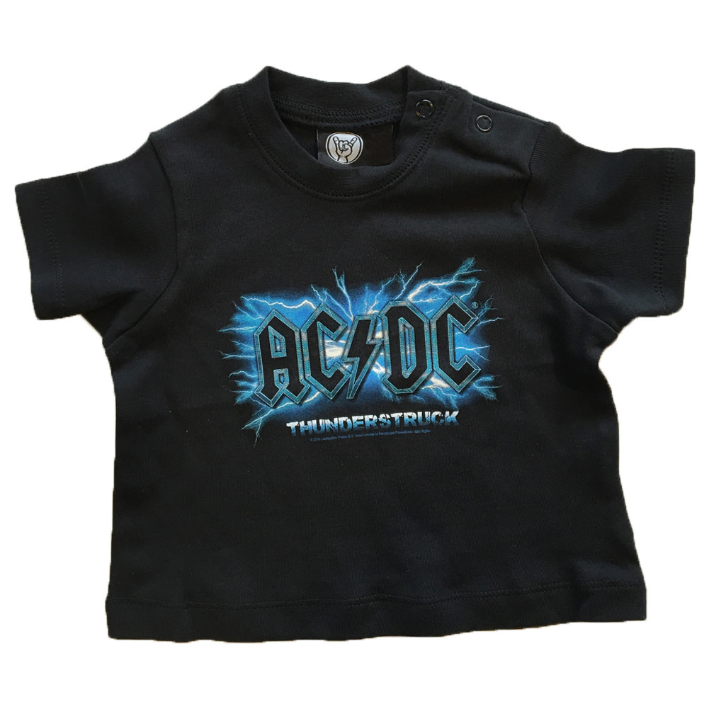 trussel fotoelektrisk Pogo stick spring AC/DC T-shirt til baby | Thunderstruck