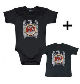 Gavesæt Slayer Silver Eagle-babybody & T-shirt til baby