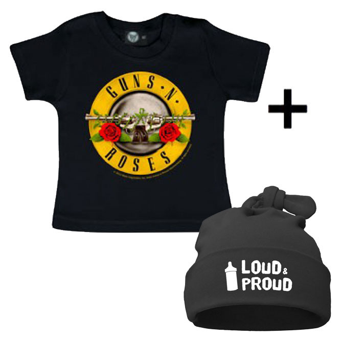 Neuropati manifestation snave Gavesæt Guns n' Roses-T-shirt & Loud & Proud Kasket