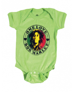 Bob Marley-body til baby – One Love Lime