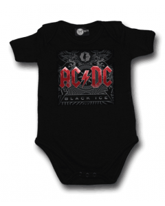 AC/DC Baby Romper Black Ice ACDC