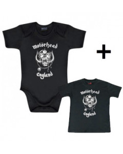 Gavesæt Motörhead England-babybody & T-shirt til baby