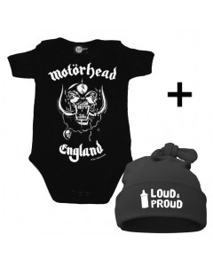 Gavesæt Motörhead-body & Loud & Proud Kasket