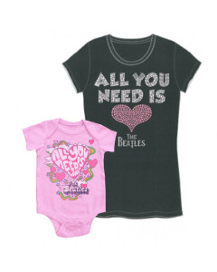 Duo Rockset The Beatles mama t-shirt & The Beatles baby romper All You Need