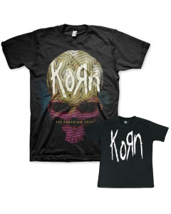 Duo Rockset Korn papa t-shirt & kinder t-shirt
