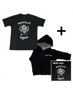 Gavesæt Motörhead Baby-hættetrøje med lynlås & Motörhead T-shirt til baby