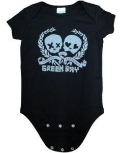 Green Day-body til baby – Skullz
