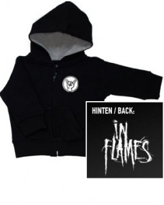 In Flames Baby-hættetrøje med lynlås (Print on Demand)