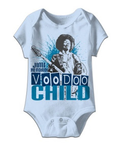 Jimi Hendrix Romper Voodoo Child Blue Jimi Hendrix 