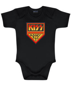 Kiss Baby Romper Army