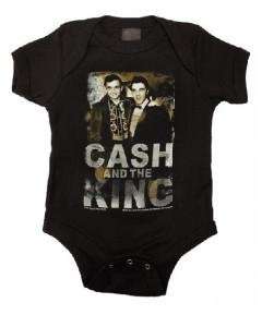 Johnny Cash baby romper Cash and the King 