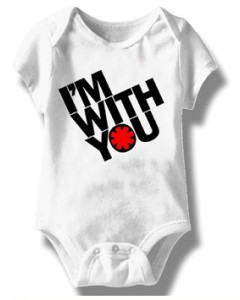 Red Hot Chili Peppers baby romper I'm with you Tilt
