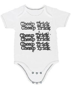 Cheap Trick baby romper Vintage Stacked 