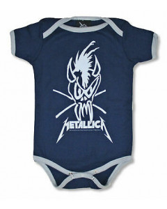 Metallica-body til baby – Scary guy blue