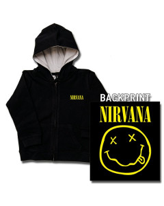 Nirvana Baby-hættetrøje med lynlås (Print on Demand)