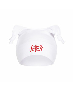Slayer Baby cap White - (Logo red) Onesize