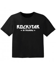 Rock T-shirt til børn Rockstar in training