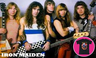Iron Maiden rock baby tøj